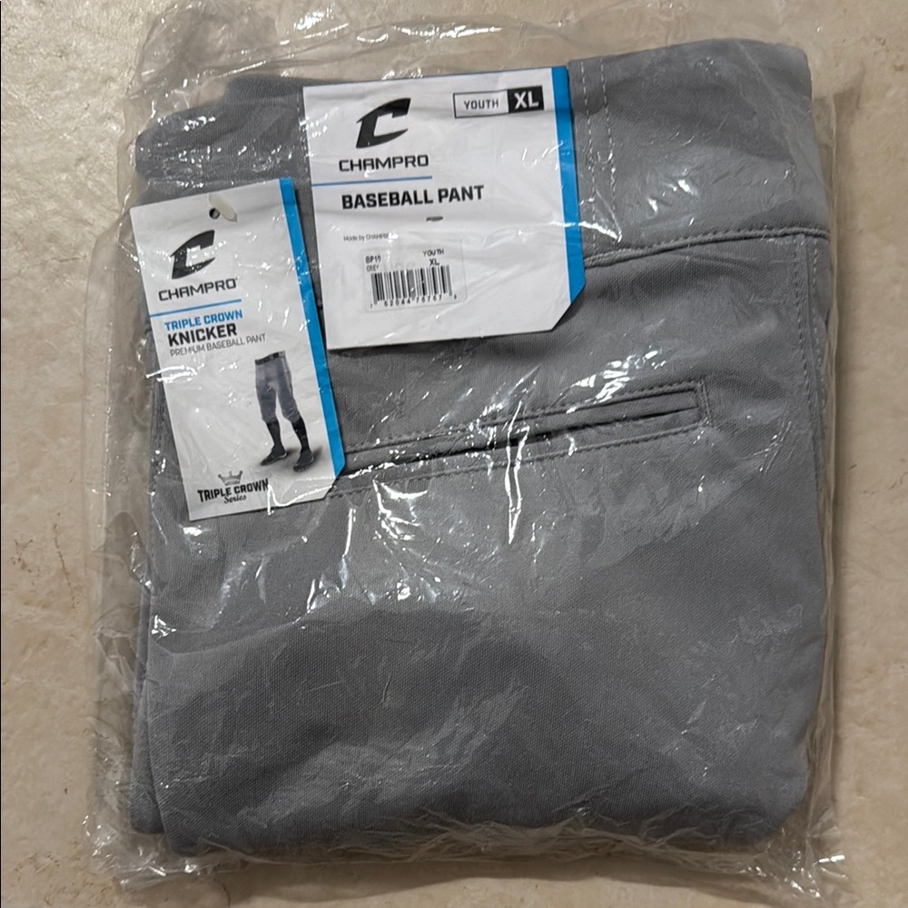 Champro Youth Baseball Pant - Gray